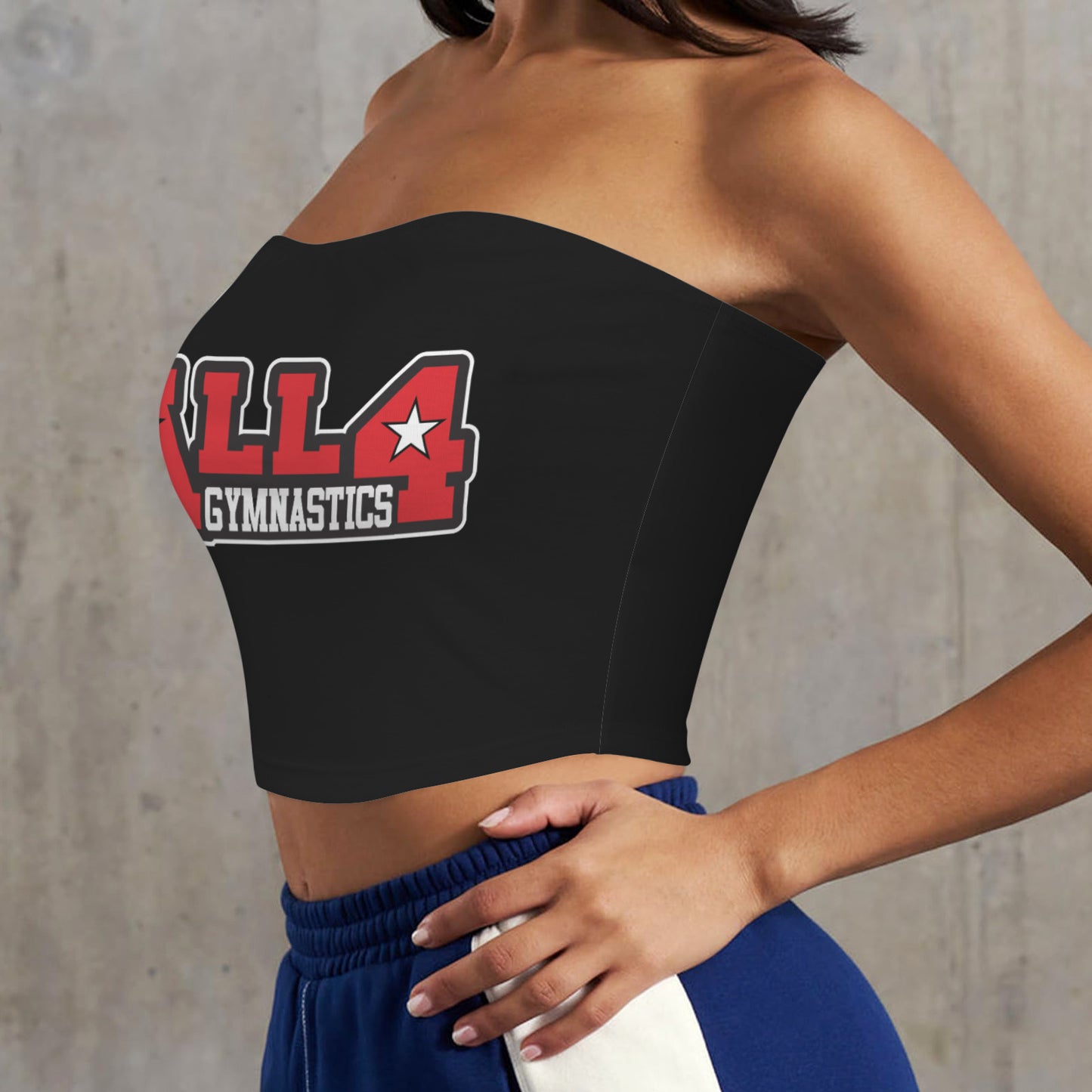 Backless Tube Crop Top