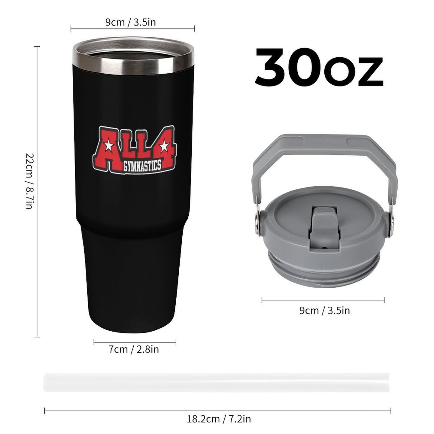 Tumbler with Top Handle