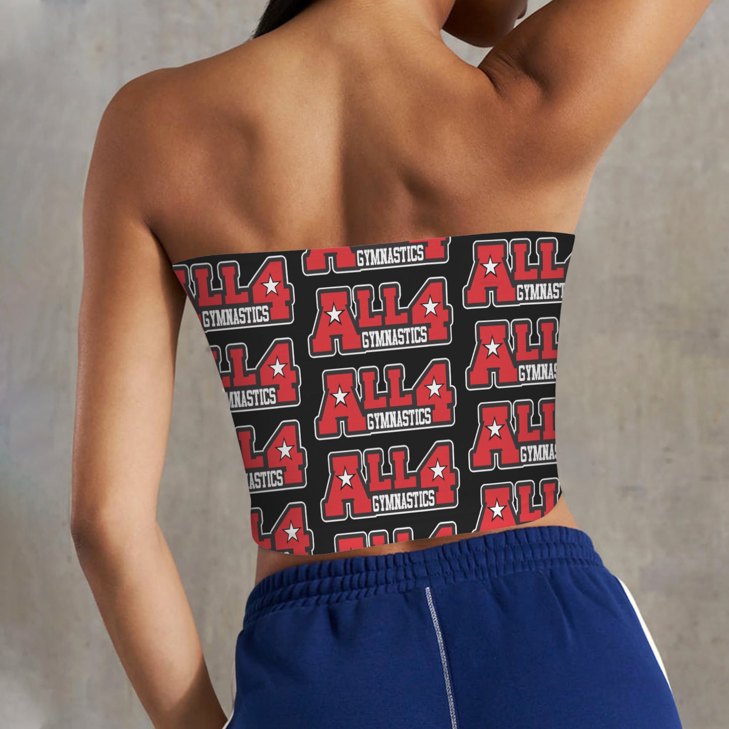 Backless Tube Crop Top