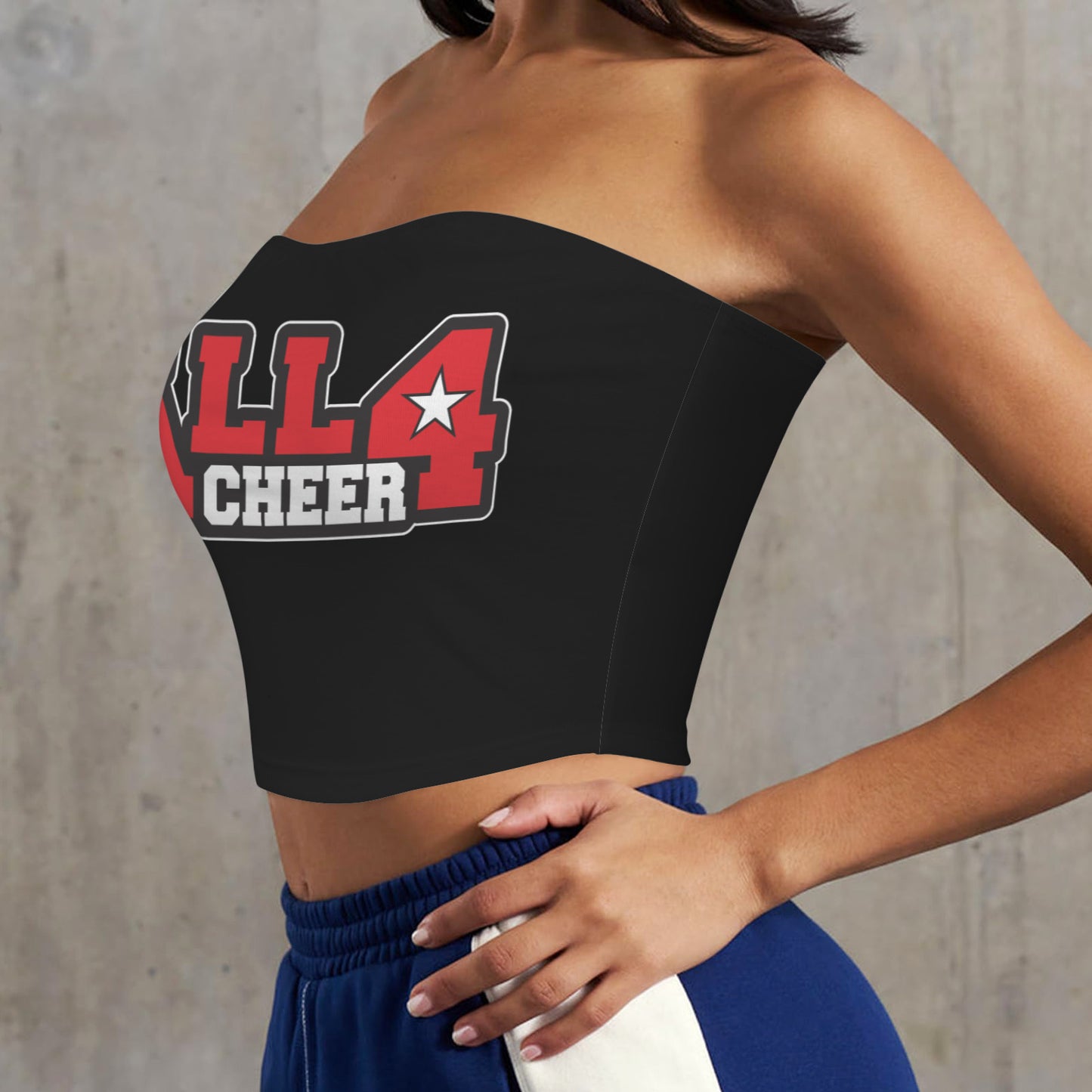 Backless Tube Crop Top