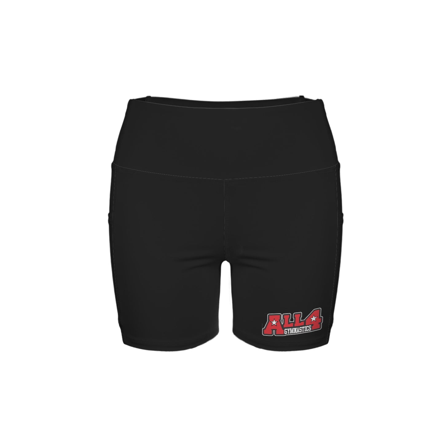 High Waist Deep Pockets Yoga Shorts
