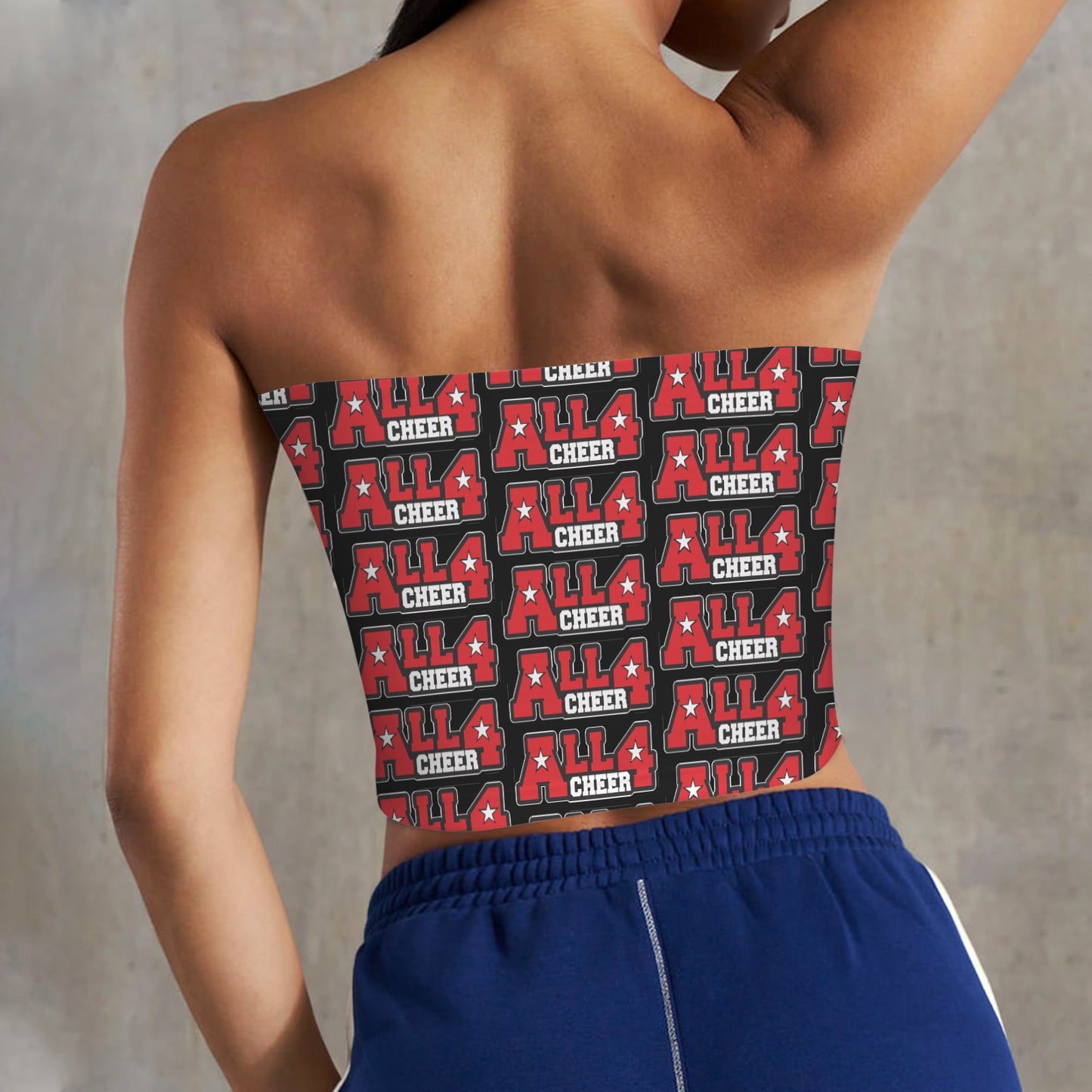 Backless Tube Crop Top