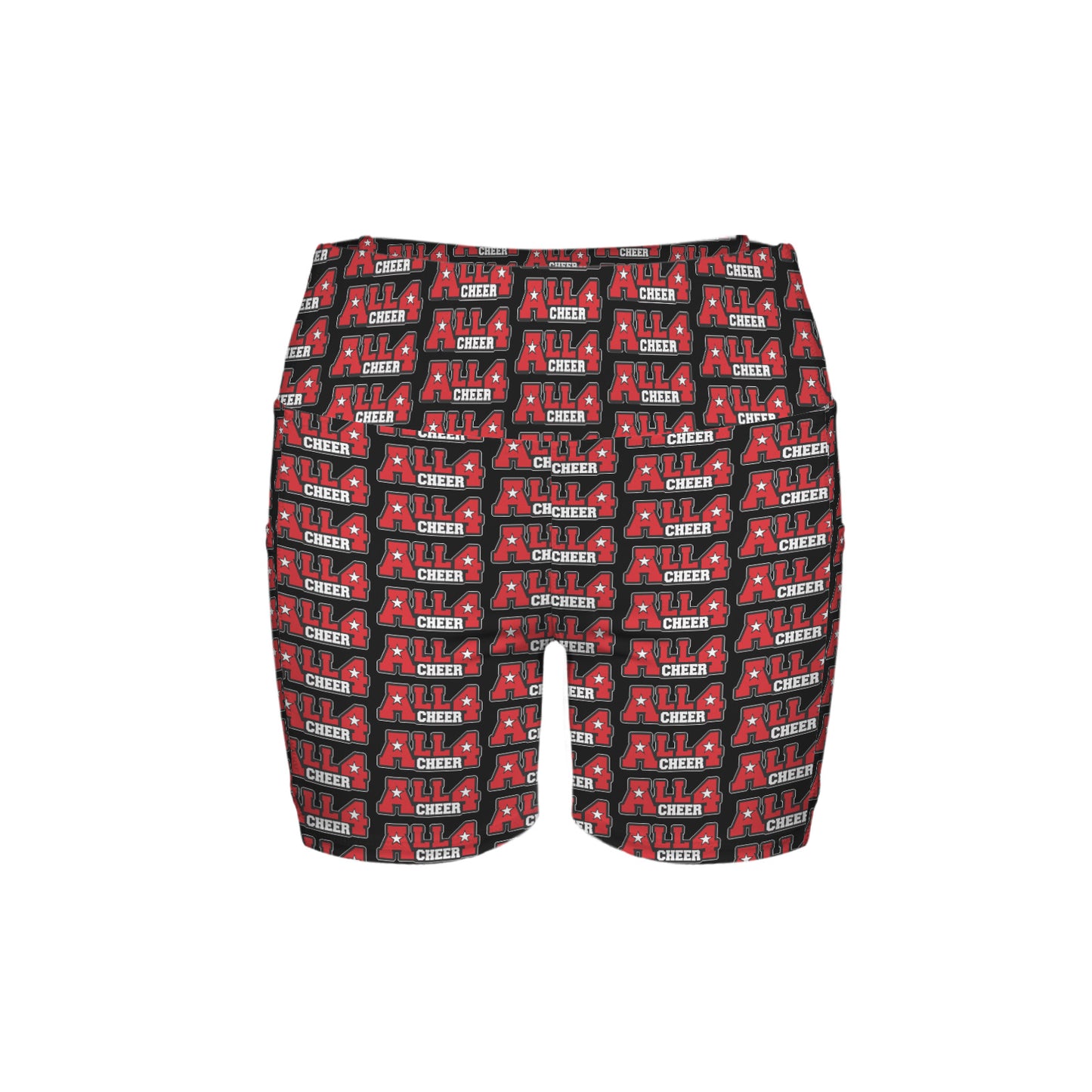 High Waist Deep Pockets Yoga Shorts
