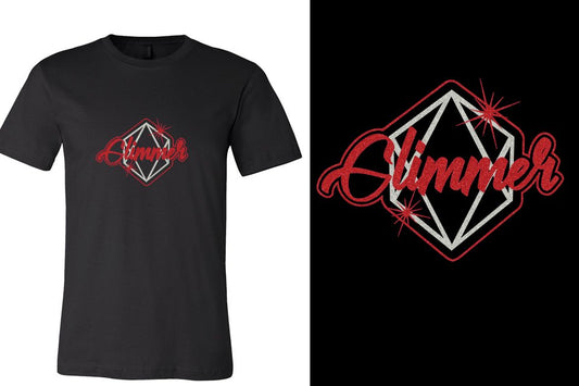 Glimmer Glitter 2-color Unisex t-shirt