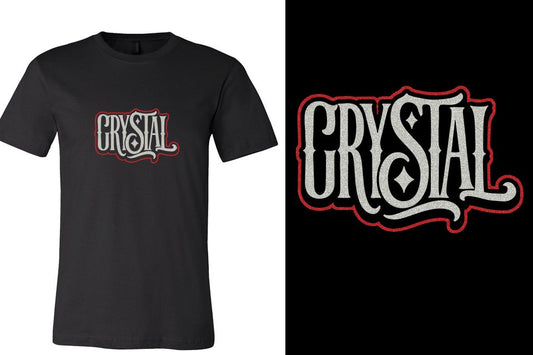 CRYSTAL glitter 2-color Unisex t-shirt