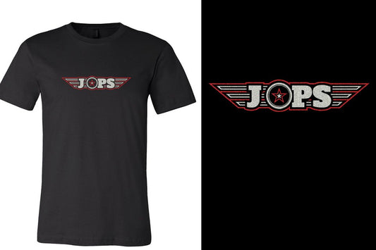 JOPS logo glitter 2-color Unisex t-shirt