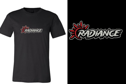 RADIANCE logo glitter 2-color Unisex t-shirt